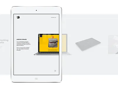 Portfolio launched anders craft drage dragon grid logo portfolio typography