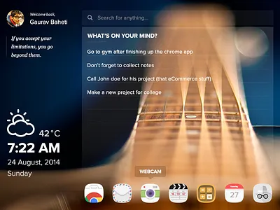 Rethinking the New Tab case chrome extension gaurav gauravbaheti new tab study tab tab design widget