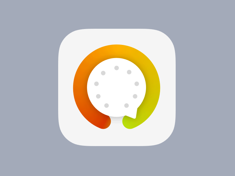 iPhone App Icon app goals icon ios iphone mobile productivity self improvement