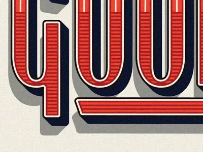 Lookin' Good! 3d display handlettering illustration lettering shadow type typography