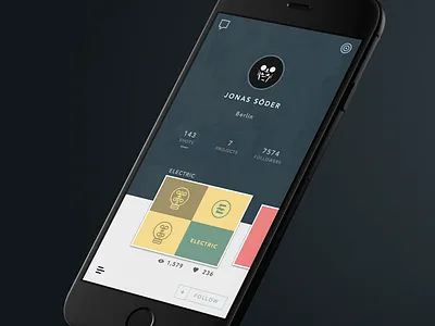 iPhone 6 Training app icons ios ios8 iphone 6 mobile profile ui user ux