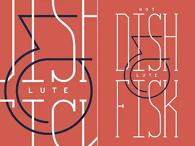 Shirt Show - Hotdish & Lutefisk ampersand handlettering hotdish interwoven lutefisk minneapolis minnesota shirt shirt show t shirt typography