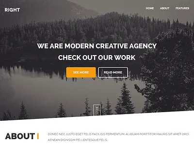 Right - Responsive Mail + Builder/Editor Access business clean design email flat multipurpose newsletter photoshop psd ui web website