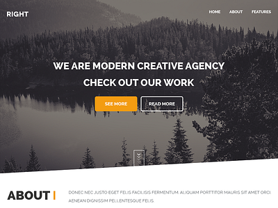 Right - Responsive Mail + Builder/Editor Access business clean design email flat multipurpose newsletter photoshop psd ui web website