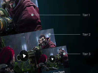 Game Client Rework - Content Tiers game client league of legends riot games user experience user interface video games