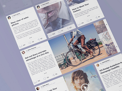 Blog blog design fun news page sip ui ux