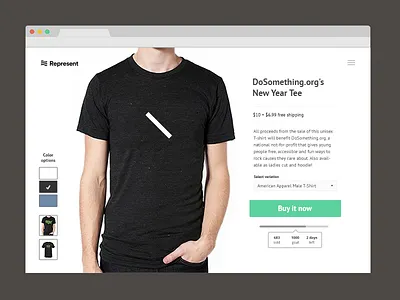 Fundraising campaign page fundraising t shirt web web design website