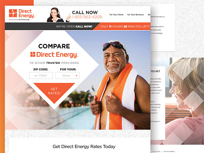 DirecEnergyRates countdown cta design website