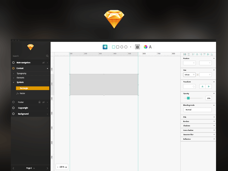SketchApp redesign - concept