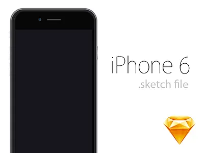 iPhone 6 .sketch Freebie file free freebie illustration iphone 4.7 iphone 6 iphone six resources sketch sketch file vector