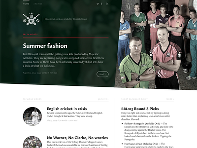 47 Runs redesign 47runs blog cricket wordpress