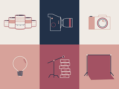 Studio Equipment – Icons c stand camera equipment gear grip icons kit lens lighting photography seamless