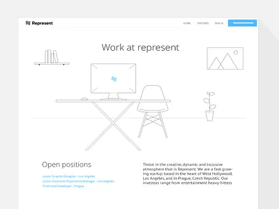 Jobs page (wip) illustrations jobs website