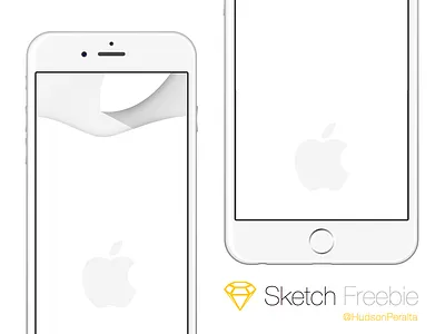 iPhone 6 & 6 Plus .sketch Freebie free freebie illustration iphone 6 iphone 6 plus mockup mockups resources sketch sketch file vector