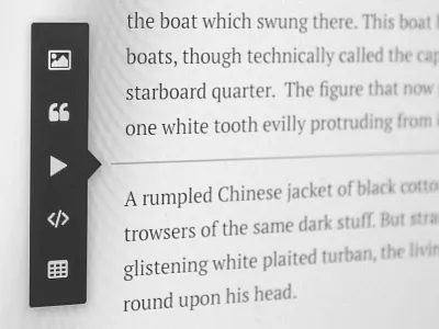 Ink: Adding new content adding admin panel content editor rich text wordpress