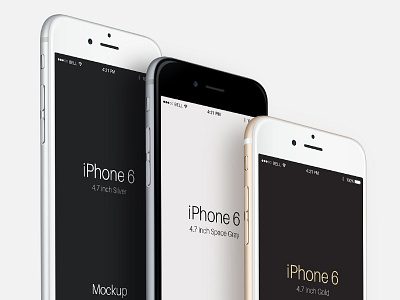 Perspective iPhone 6 PSD 6 iphone psd