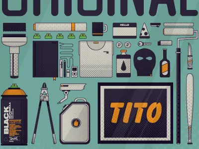 Montana flat illustration montana poster