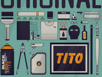 Montana flat illustration montana poster