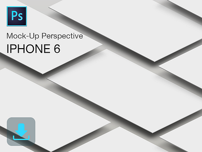 Mock-Up IPHONE 6 [PSD] 6 app appstore form icon icons iphone mock perspective ui up web