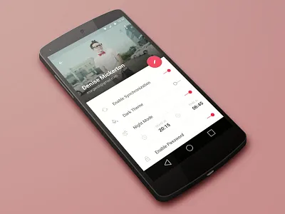 Menote - Profile Material android l material menote minimal profile settings