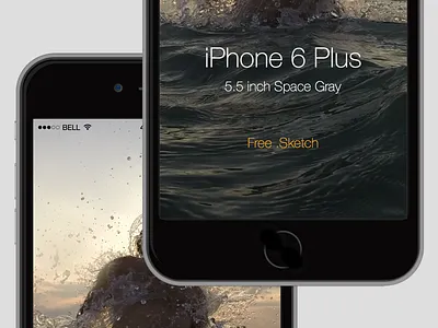 iPhone 6 Plus mock up free .sketch 6 freebie iphone iphone6plus mobile mockup plus sketch sketchapp vector