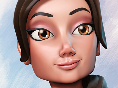Samantha 3d character character design character designer chic female freelance character designer