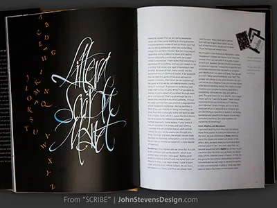 Scribe: Book Spreads calligrapher letter artist letterarts scribe