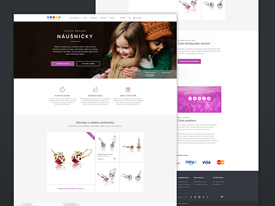 Cutie eshop clean eshop jewellery kids simple