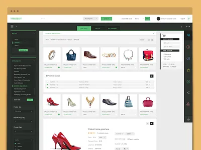 A sophisticated B2B ecommerce portal b2b carousel ecommerce portal shop store typography ui ux web web design. website