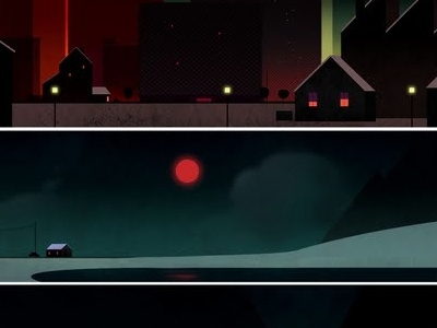 Nulle Part digital art illustration nowhere somewhere else travel trystram voyage