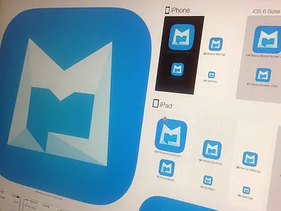 Maskd iOS Icon appicontemplate icon ios m message secret