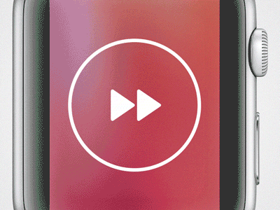 Second Wind for Apple Watch animation animation apple watch ios 8 iphone 6 second wind sport swipe ui ux