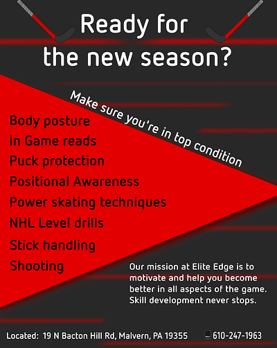 Hockey Flyer Freelance