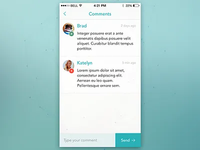 Comments app comments ios7 no submit voting yes