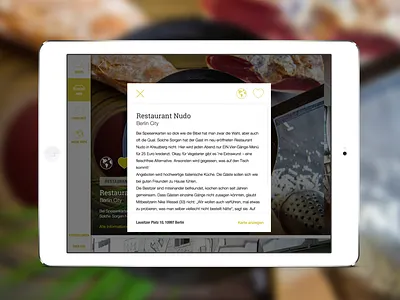 Cityguide Berlin Version 2 (WIP) cities city cityguide description information ios ipad retina wip