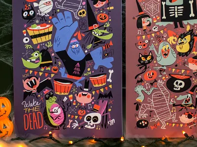 Let's Ghoul Tonight! character halloween illustration