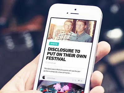 Article list articles list menu phone scroll view