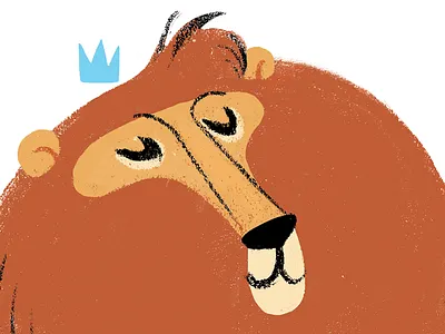 Roaring Birthday birthday blue brown cardnest greeting card lion muffin yellow