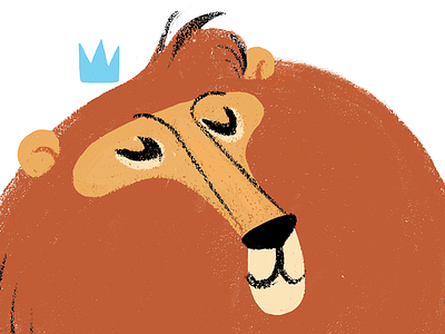 Roaring Birthday birthday blue brown cardnest greeting card lion muffin yellow