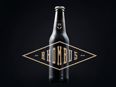 Rhombus IPA aharmon beer brewery brewing distressed hipster retro rhombus roadhouse tmbr vintage