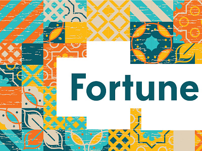 Fortune and glory, kid. asian distress edmondsans indian pattern peranakan tiles