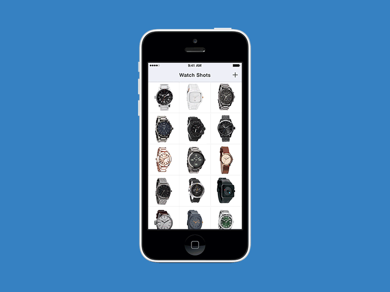 Watch Shots App Animation animation design gif iphone keynote prototype ryan smith ui ux