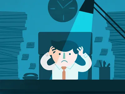 Bidding HR - Styleframe for explainer video 2 animation art direction character design explainer video