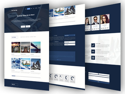 Web Technology clean flat graphics it personal portfolio technology ui ux web