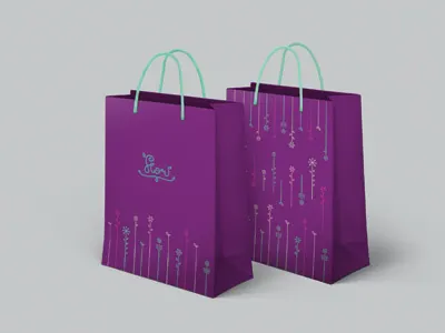 Fiori bag branding design fiori flowers footwear identity logo oven packaging symbol visual