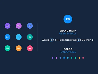 Dynamic Branding branding dynamic flat logo mark palette simple ui user