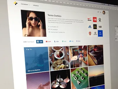 Profile avatar dashboard design flat profile view ui ux