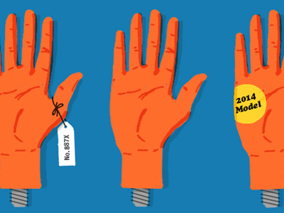 Some hands editorial hands illustration