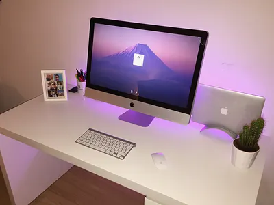Workspace  design ikea interchanging lights led lighting workspace