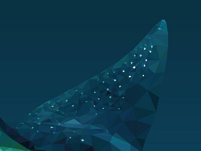 More from "Underwater Life" animals blue character design illustration illustrator low poly ocean polygons vector web web design